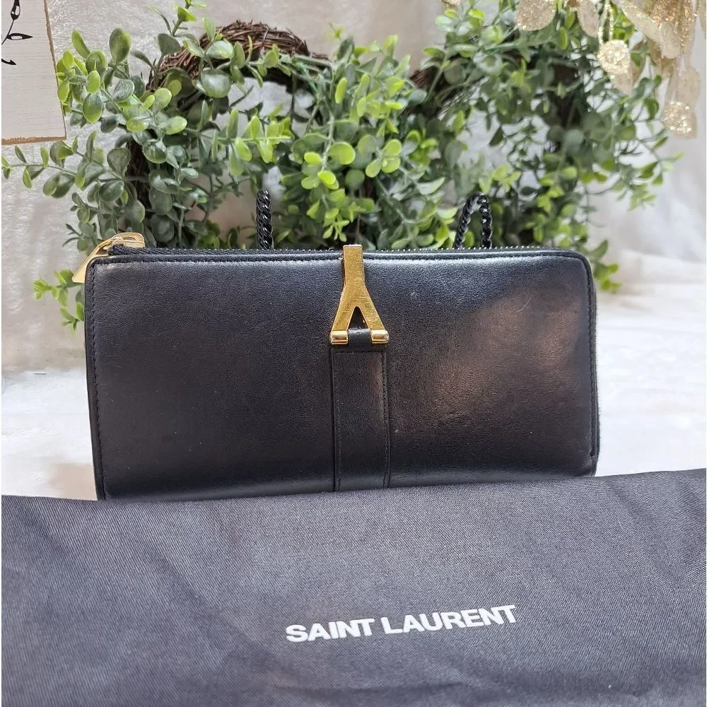 Authentic Saint Laurent Zipper Wallet - Picture 10 of 14